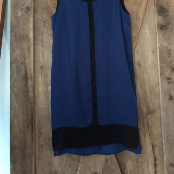 Kenneth Cole- Blue/Black dress (medium) - Picture 2 of 4